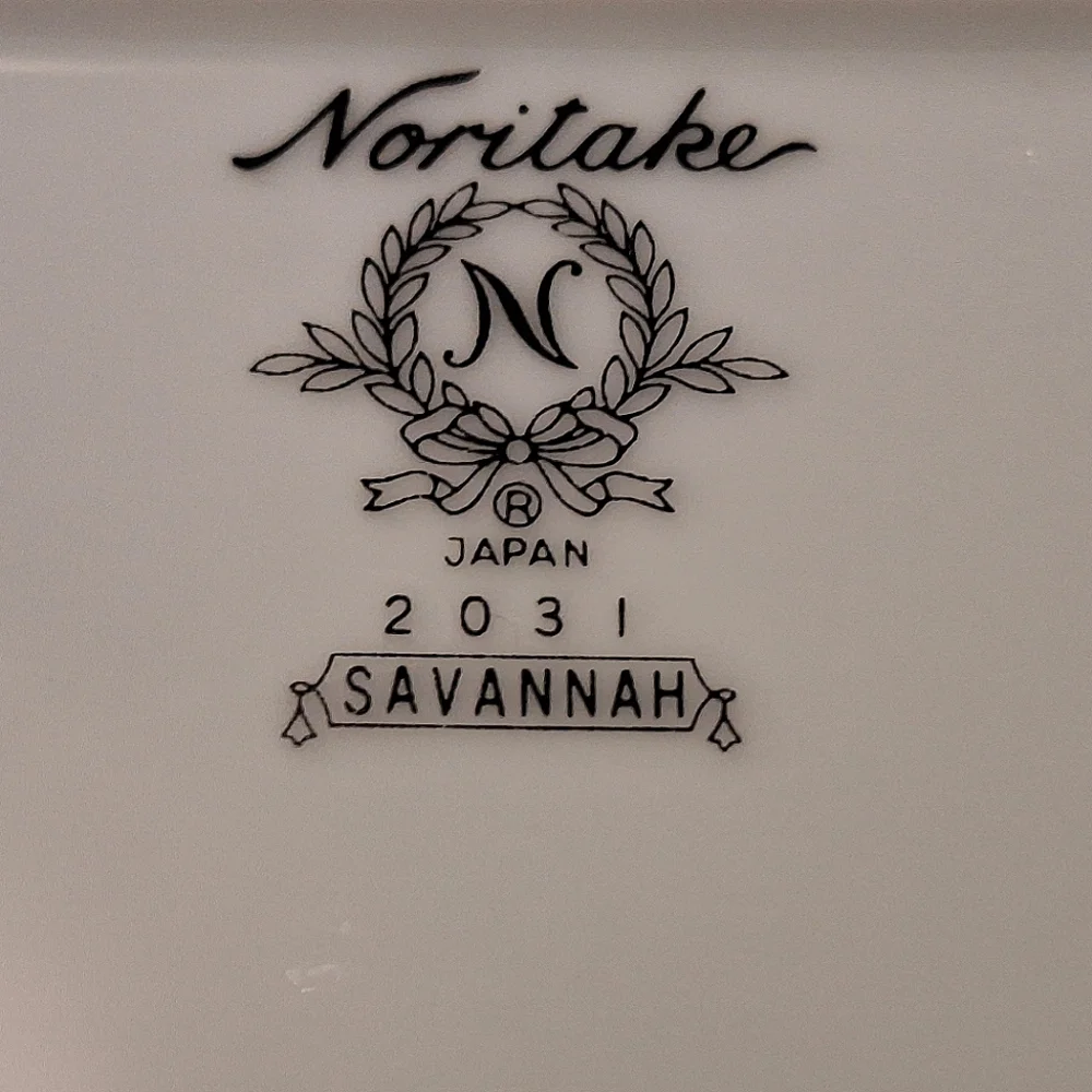 NORITAKE, Savannah Platinum Rim |  Serving Platters & Bowls and Sugar Bo…